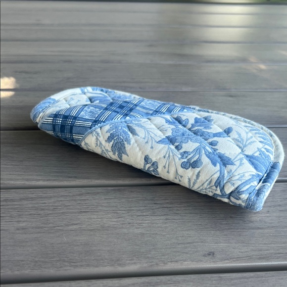 Vintage VERA BRADLEY 2001 Blue Toile Double Eye Case - Picture 3 of 10